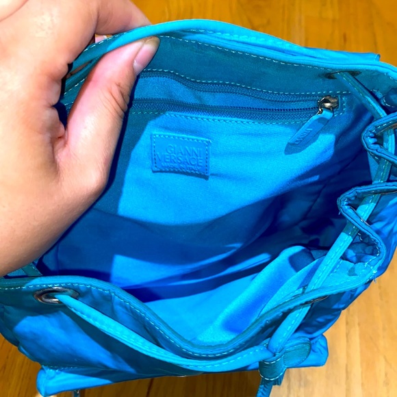 ✨VERSACE tourquise blue mini backpack!✨ - Picture 7 of 9